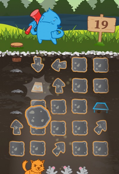 Clobbr has puzzle-based gameplay.