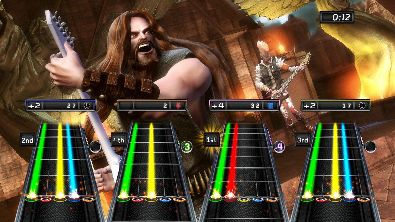 Guitar Hero gameplay