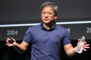 Jen-Hsun Huang of Nvidia showed off the Tegra K1 #CES2014