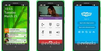 Nokia's leaked Android UI: an interesting mix of Windows Phone and Asha