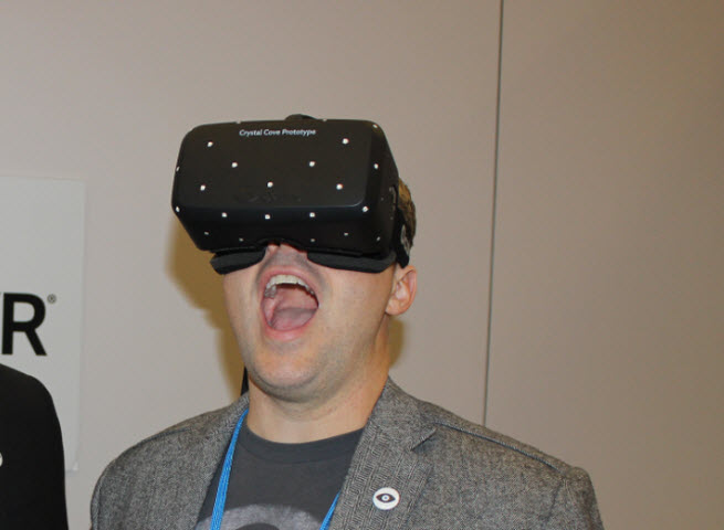Aaron Davies, head of developer relations at Oculus.