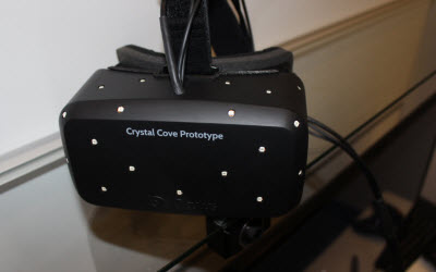 Oculus Rift Crystal Cove prototype.