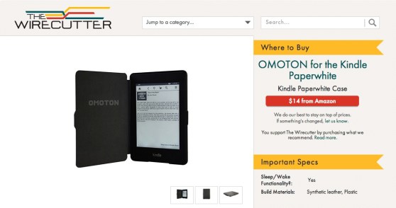 Promoted listings, Wirecutter