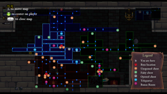 Rogue Legacy Map