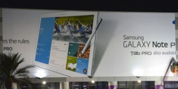 Samsung reveals Galaxy Note Pro and Tab Pro with massive CES banner