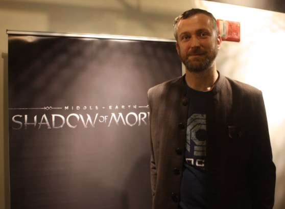 Michael De Plater, design director of Middle-earth: Shadow of Mordor, by WBIE