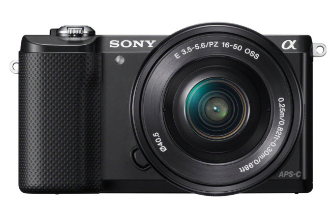 Sony Alpha 3000 camera with small body