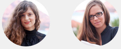 Josipa Majic and Anna Burica, founders of Teddy the Guardian.