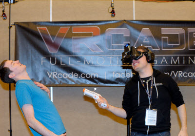 VRcade showed its prototype at the Power of Play event.