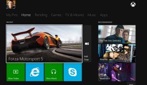 Xbox Live user interface