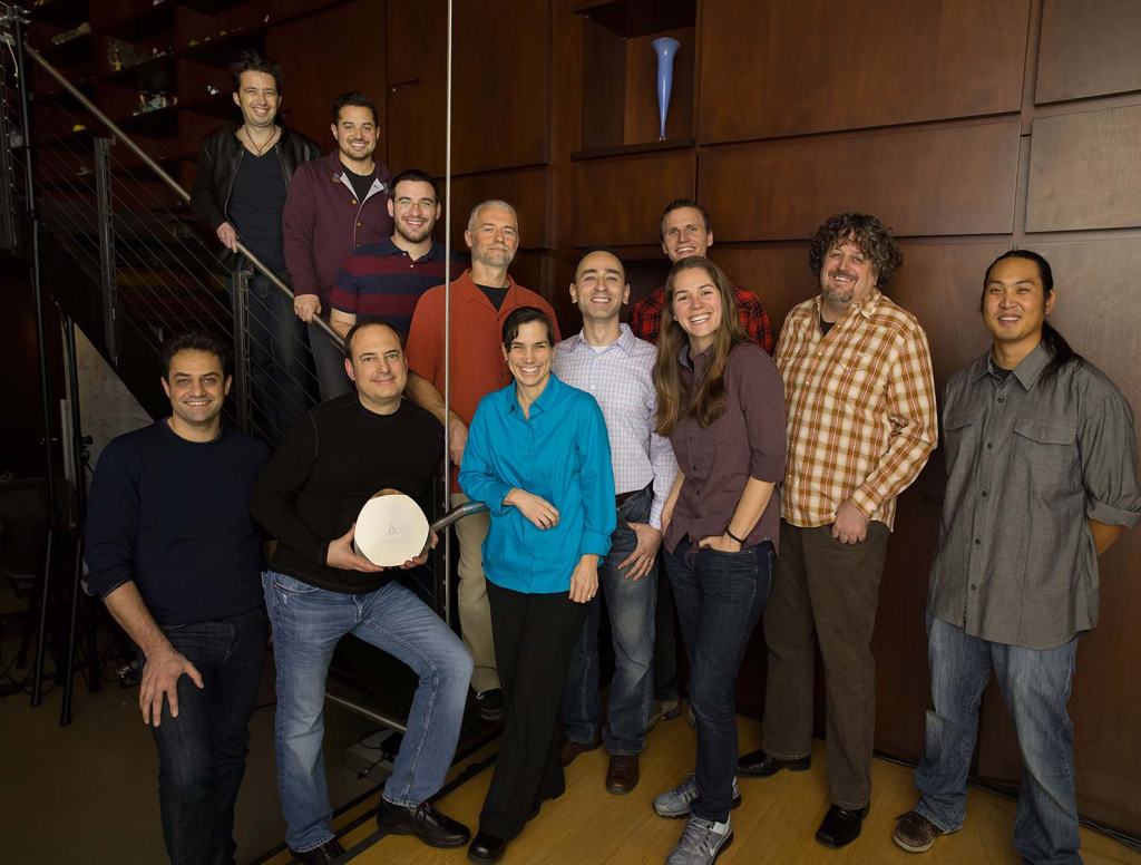 The 12-person Artemis Networks team.