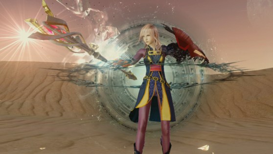 Lightning Returns - Dead Dunes Battle Screen