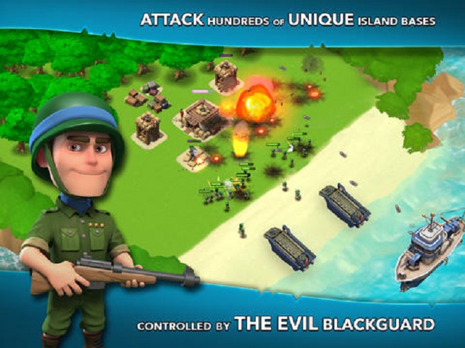 Boom Beach invasion