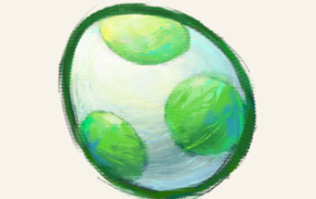 Yoshi's New Island egg concept art