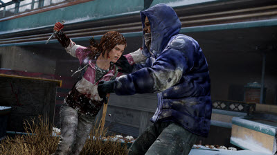 Ellie wields a knife in The Last of Us: Left Behind