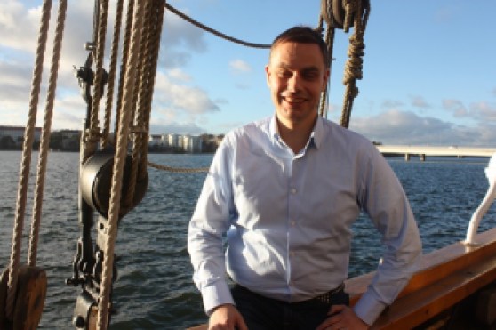 Everyplay chief executive Jussi Laakkonen is on a boat!