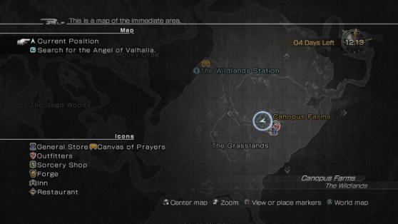 Lightning Returns - Wildlands Map