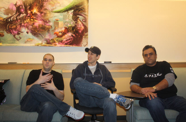 Henry Sterchi, Brad Rebh, and Rahul Sandil of Team Dakota, maker of Project Spark