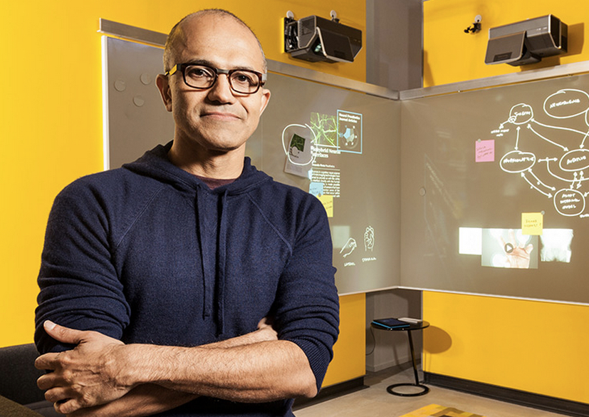 Microsoft chief executive Satya Nadella.