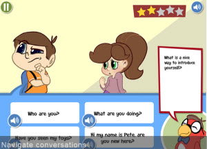 Social Clues teaches kids how to have conversations and make choices.