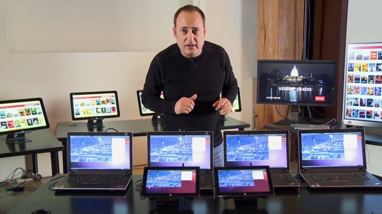 Steve Perlman demonstrates his startup's new wireless technology, pCell.