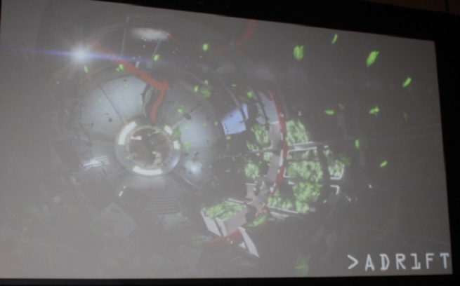 Orth is working on a new gamed called  "Adr1ft," in which players take on the role of an astronaut following a terrible accident