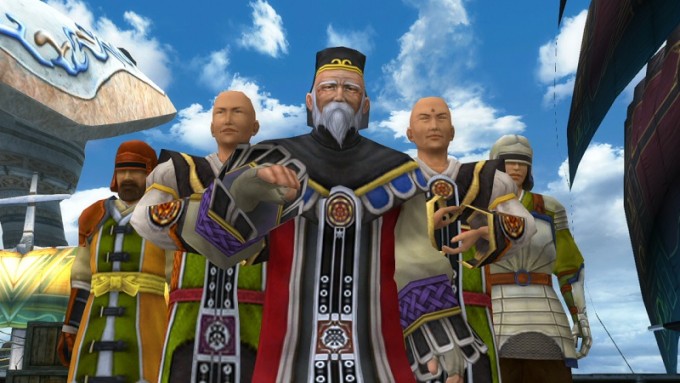 Maester Mika (center) and his entourage don't look all that sharp.