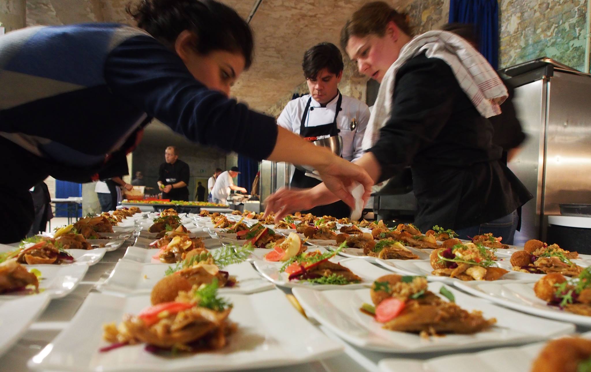 Kitchensurfing chefs at Berlin Food Week 2013.