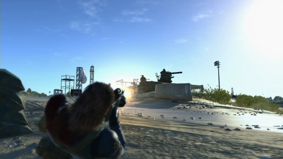Metal Gear Solid V: Ground Zeroes - Firing while prone