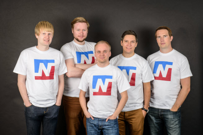 From left to right: Joakim Achren, Mikael Achren, Jaakko Jumisko, Kalle Hiitola, and Teemu Huuhtanen