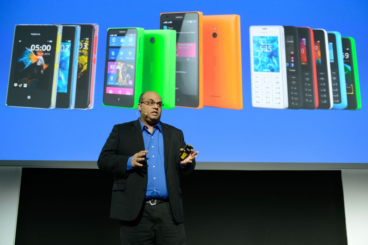 Nokia's developer relations head Amit Patel at Mobile World Congress 2014.