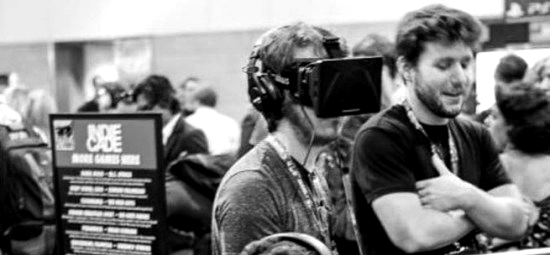 Oculus Rift Indiecade BW
