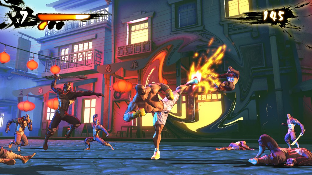 A shot of Shaq-Fu: A Legend Reborn in action.