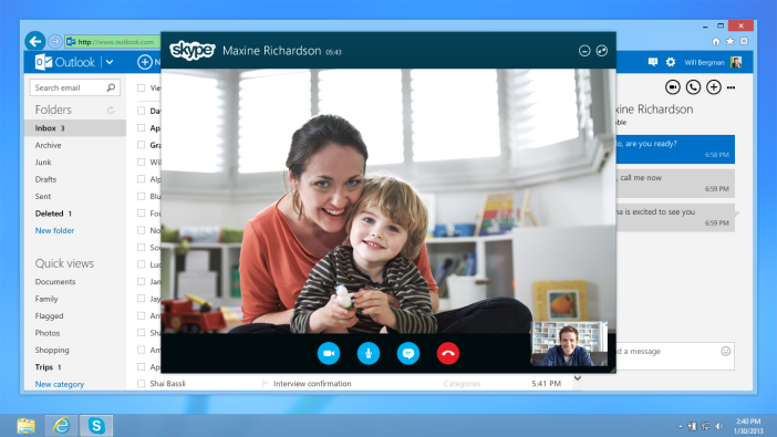 Skype for Outlook.com