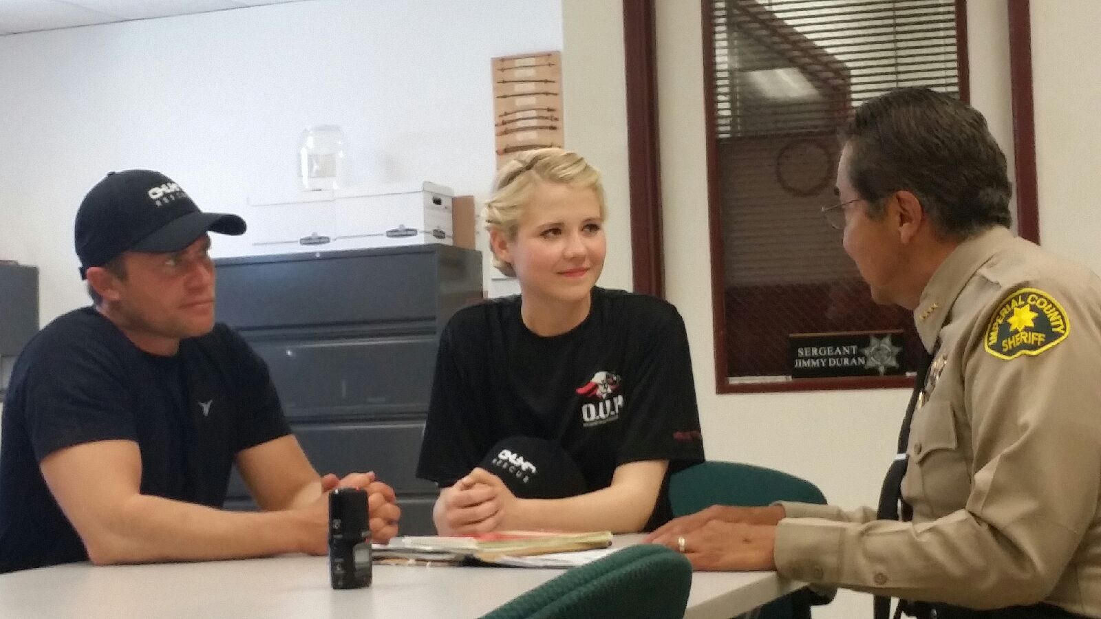 Tim Ballard, Elizabeth Smart, and Sgt. Ray Loera.