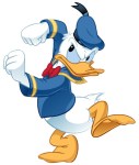 Donald Duck is as angry as I am.