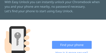 Your smartphone becomes the key to your laptop with this tantalizing Chrome OS feature