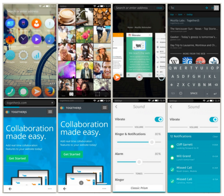 Mockups of Firefox OS 2.0