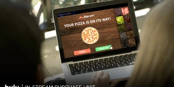 Hulu’s new ads will let you order a pizza without leaving the video player