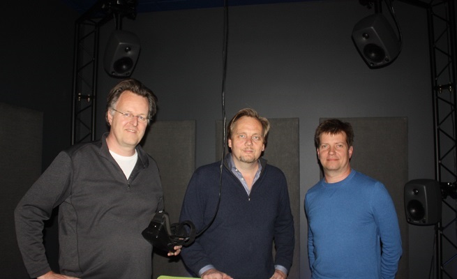 Arthur van Hoff, Jens Christensen, and Tom Annau of Jaunt.