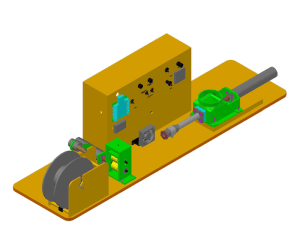 Hugh Lyman's plastic extruder design is the basis for the Legacy 3D filament machine.