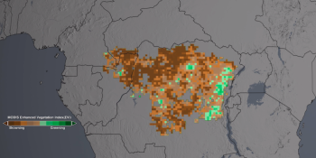 NASA, on the trail of climate change, watches African rainforest turn brown