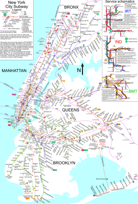 The NYC Subway map looks "like a bit of a mess," according to Johnston.