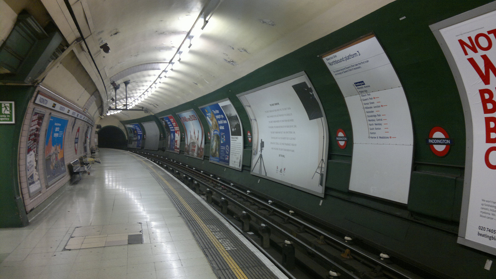 The Underground is a pretty scary place when it's deserted. Or filled with zombies.