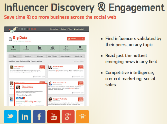 Little Bird helps you find influencers across the social web