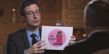 Watch John Oliver hilariously grill the former NSA chief