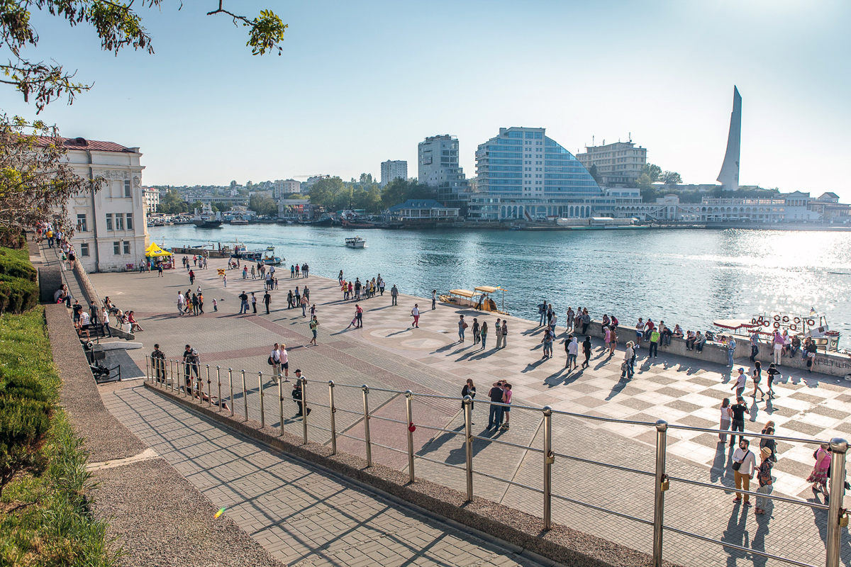 A view of Artillery Bay in Sevastopol, Crimea, dated May 5, 2013.