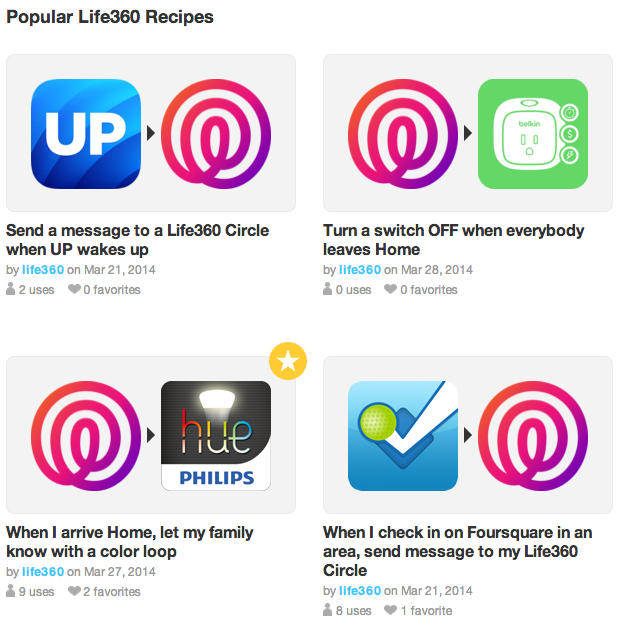 Some Life360 Recipes