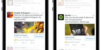 Twitter follows Facebook in selling ads that push mobile app installs