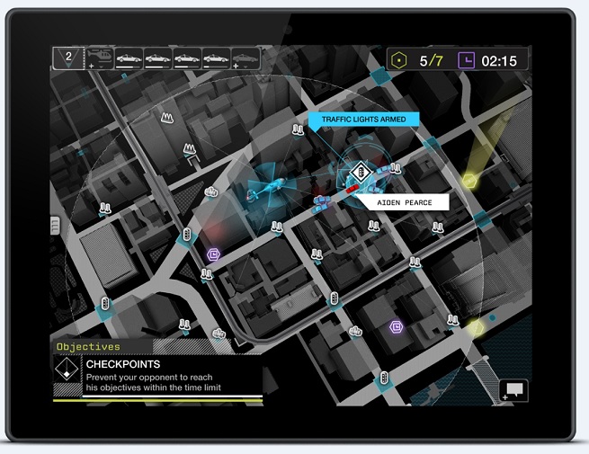The Watch Dogs app puts you in charge of the police chase.